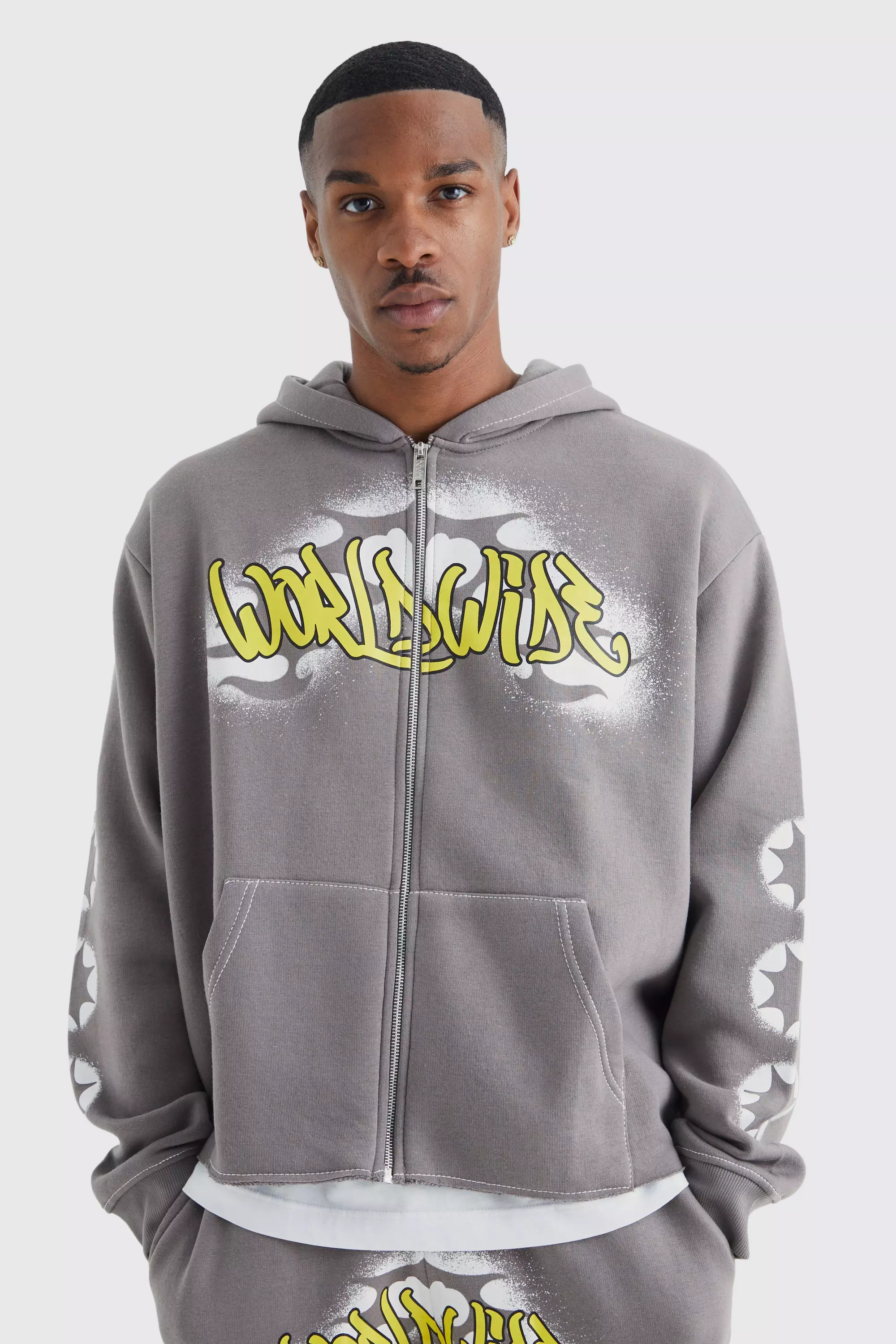 Graffiti best sale print hoodie